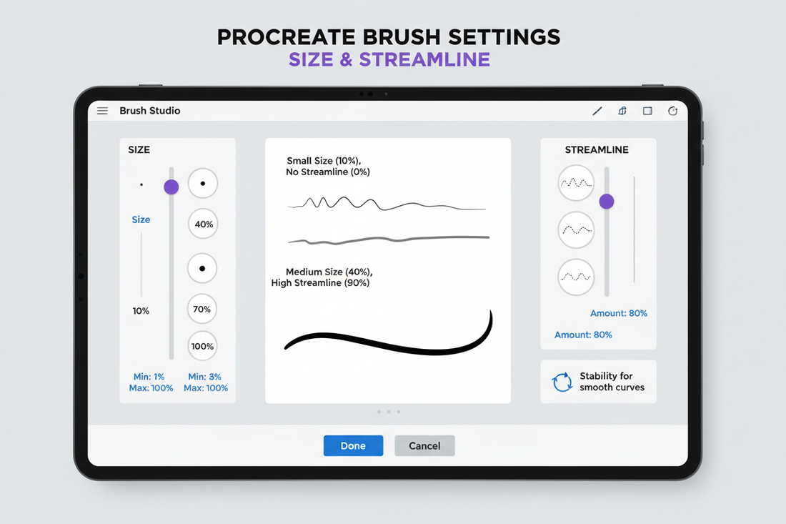 How to Match Needle Size With Brush Size in Procreate (Tattoo Artist Guide 2025–2026)