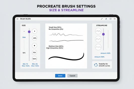 How to Match Needle Size With Brush Size in Procreate (Tattoo Artist Guide 2025–2026)
